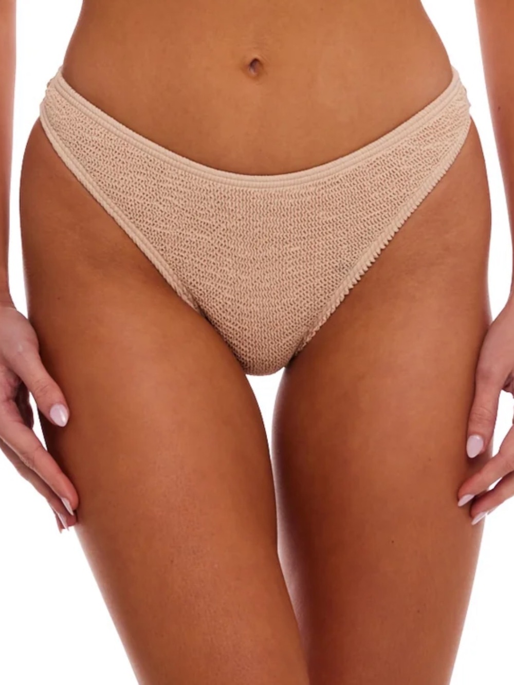 Love and Bikinis Textured Scoop Bralette with Cutout - Pink - Picture 3 of 6
